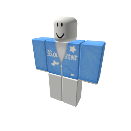 Blue hoodie roblox best sale