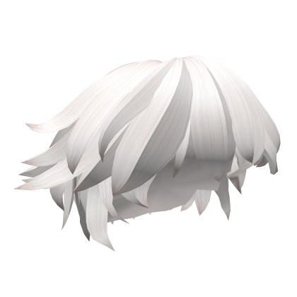 White Spiky Hair 