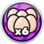 x6 Eggs Open