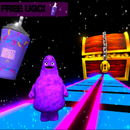 [FREE UGC!] 99% EASY Glass Bridge Obby! (Grimace!)