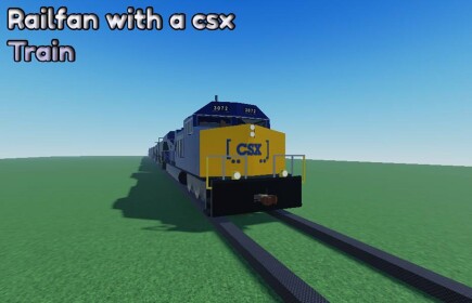 Railfan with With A csx train