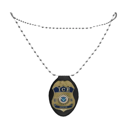 DHS ICE ERO Neck Badge | Roblox Item - Rolimon's