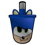 Blue Hedgehog Slushy