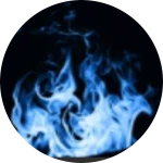 Blue Fire Skin