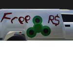 white van with robux