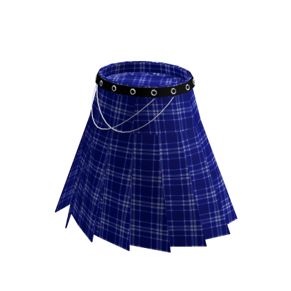 Blue Plaid Y2k Casual School Uniform thumbnail