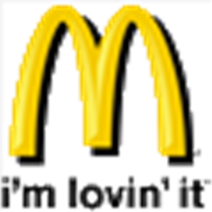 Mc Donald *Transparent* Roblox decal