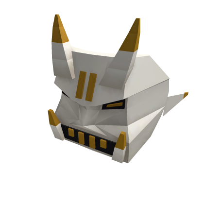 GM Series 5 - Oni Mask White Gold