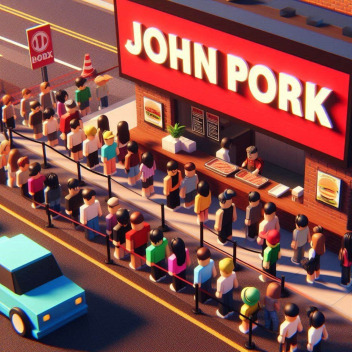 Wait In Line To Meet John Pork
