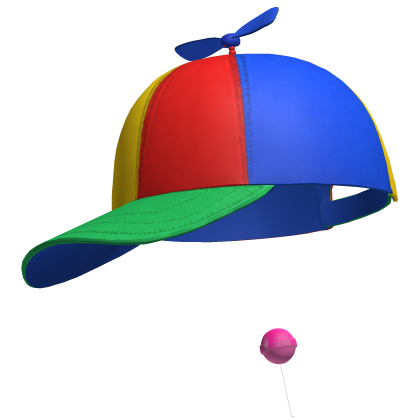 Tilted Propeller Hat W/ Pink LolliPop Roblox item