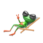 Napping Frog