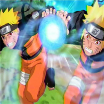 NARUTO SHADOW CLONE RASENGAN Roblox decal
