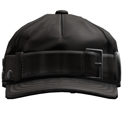 Brown Cap with Belt Strap