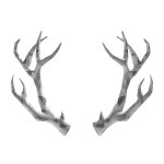 White Sparkle Antlers