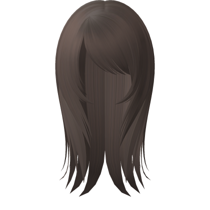 ☆ fatal emo doll messy straight hair brown