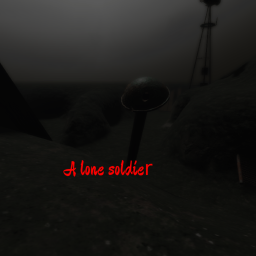 A lone soldier (sad game)