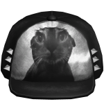 Black Studded Cat Hat