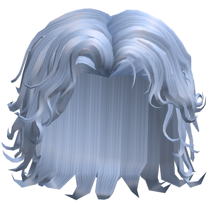 Wavey Sky Blue Surfer Male Curly Hair