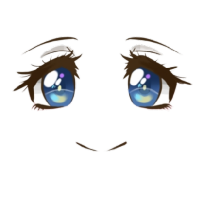 blue eye anime Roblox decal