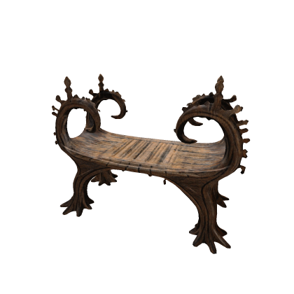 FantasyWoodenBench