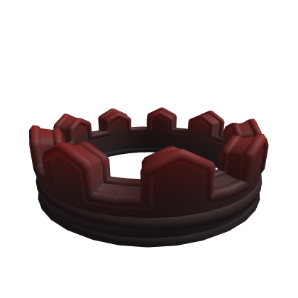 Crown-fetti Cake Add-on Black Red