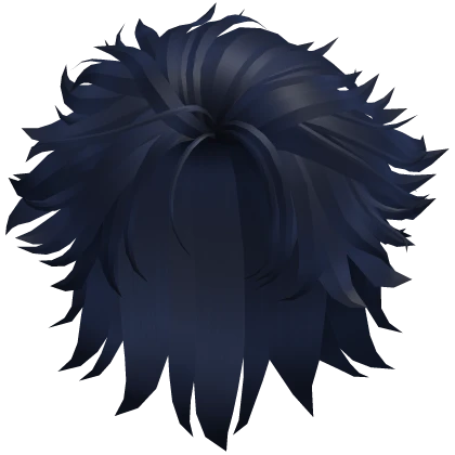 Messy Anime Slick Back Hair (Blue) Roblox item thumbnail