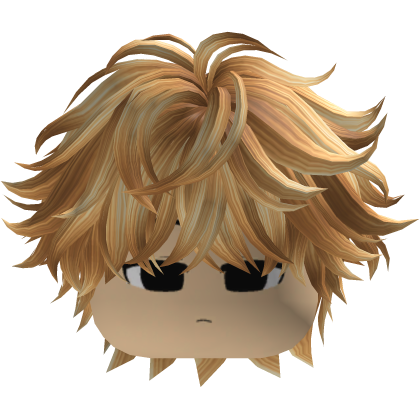 Garoto Emo Fofo Hair Bagunçado Loiro Roblox item