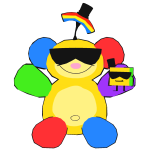 [CODE: CCRM] Cool Cube’s Rainbow Monkey🕶️✨🌈🐵
