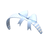 Pastel Blue Christmas Headband