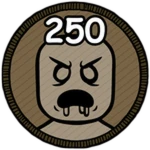 Reach Day 250 Roblox badge thumbnail