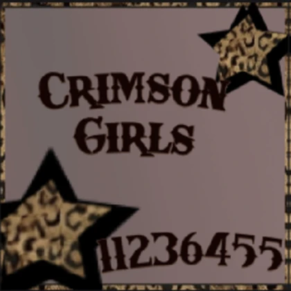 Crimson Girls Roblox group icon