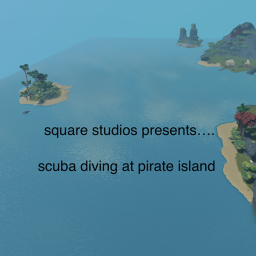 Scuba diving at pirate island...