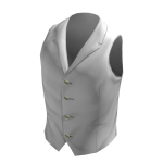 Ralph Lauren White Linen Vest
