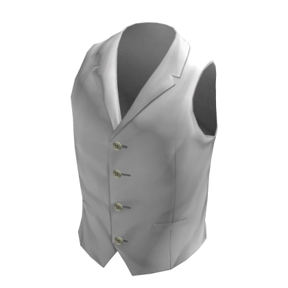 Ralph Lauren White Linen Vest