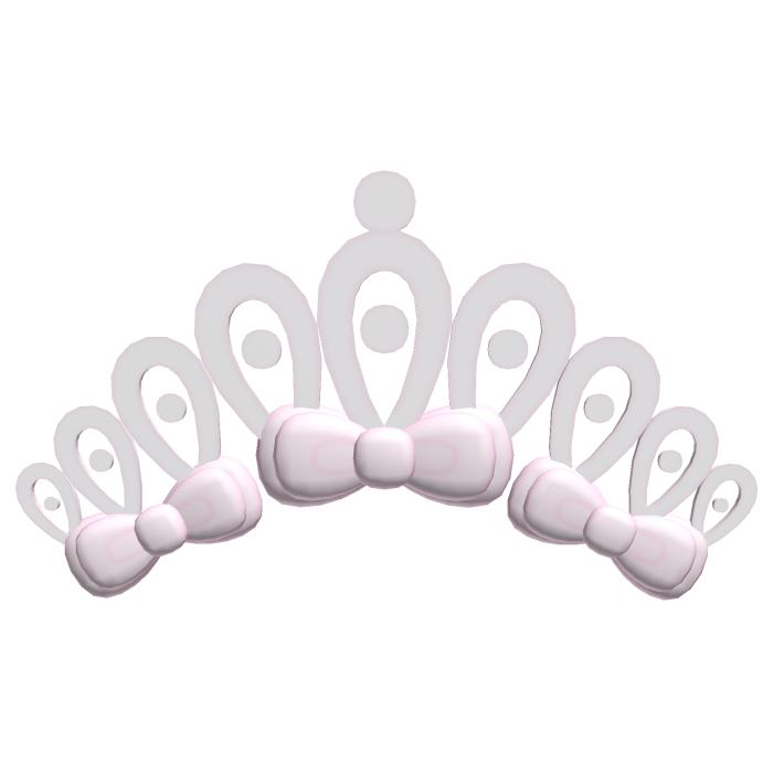 baby pink princess heart tiara