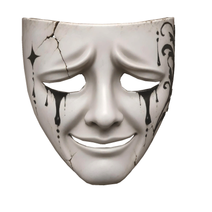 Cracked Mask of Bittersweet Sorrow