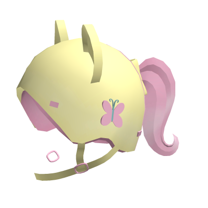 . ‿ ♡ cute fluttershy pony helmet ⊹ . ୨୧ Roblox item
