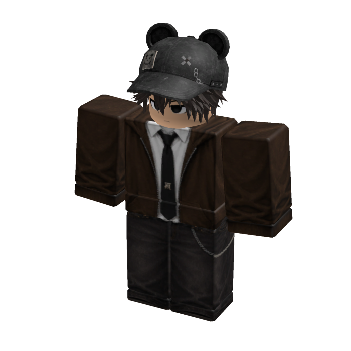 [CHEAP] Brown Jacket Emo Boy Avatar w/ Bear Beanie