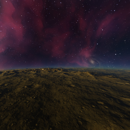 Space Skybox Galaxy in view