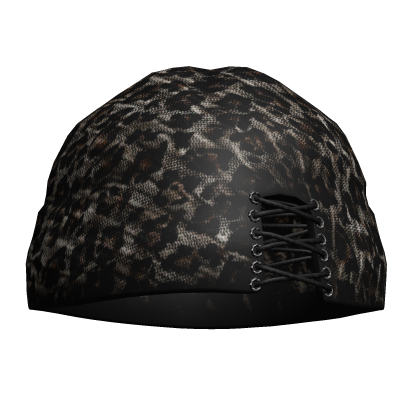 Leopard Lace Grunge Beanie Roblox item