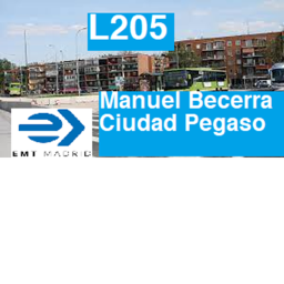 Línea 205 EMT Madrid