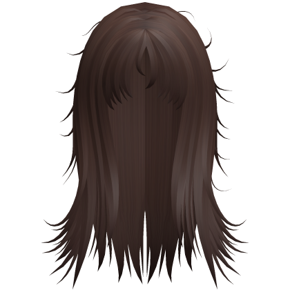 Long Shaggy Layered Hair (Brown)