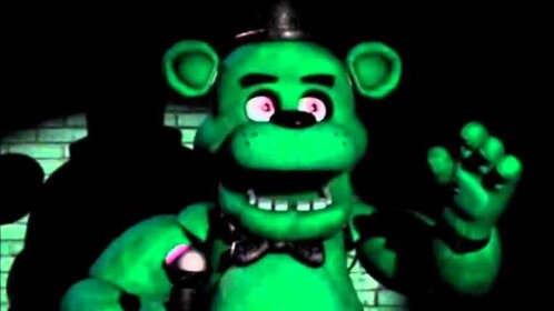meat green neon Freddy only on Feb II. new updates