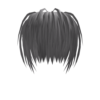 grey moe vkei niche wispy anime hair Roblox item
