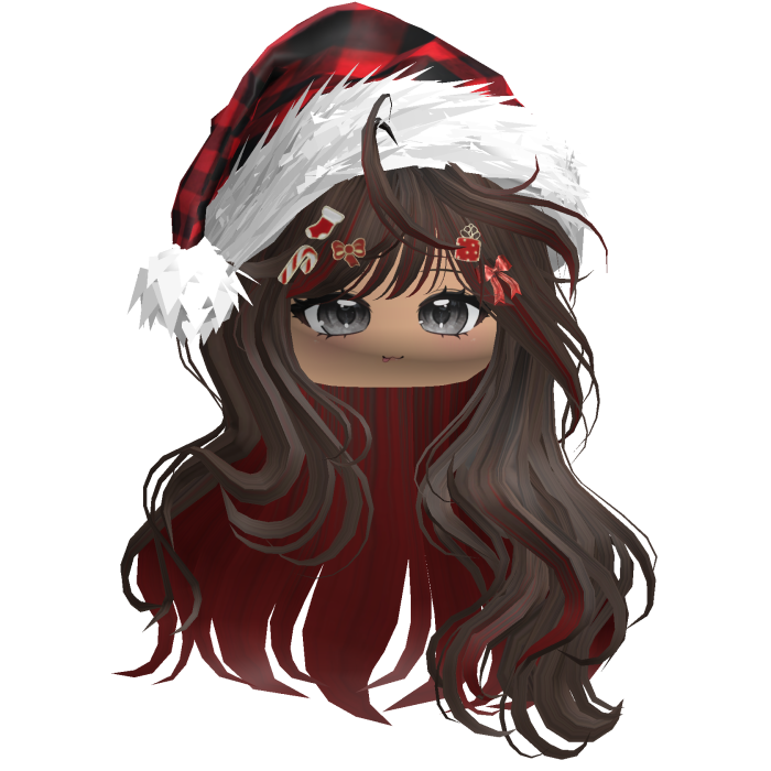 Cute Christmas Waves w/ Charms (Brown&Red)
