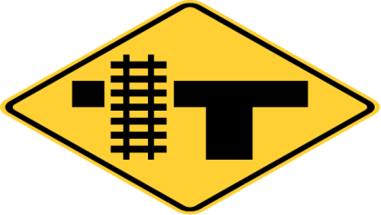 T Crossing on Left Sign Roblox decal