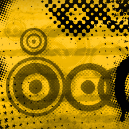 Yellow Emo Skull Scene
