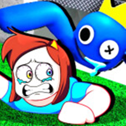 🌈Escape Rainbow Friends Parkour Obby Poppy Tycoon