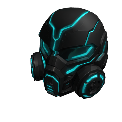 Cyan Gas Mask Roblox item