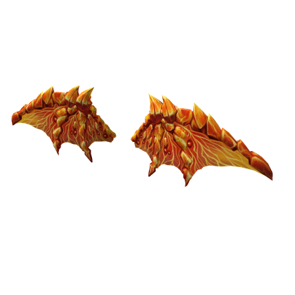 [PBR] Fire Molten Lava Wings Recolor (Addon) Roblox item